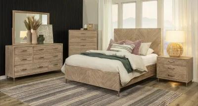 Morgan Acacia Wood King Bed