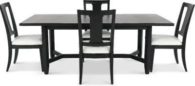 Callahan Black 5 Piece Dining Set