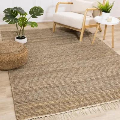 Naturals 5 x 8 Braided Jute Area Rug