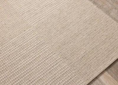 Peak Beige Wool 8 x 10 Area Rug