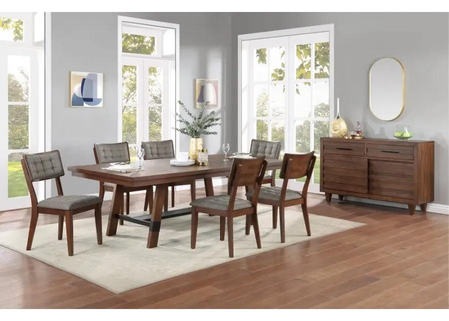 Nordic Brown Dining Table