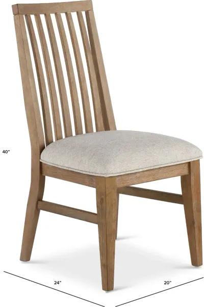 Loft Harbor Weathered Oak Side Chair