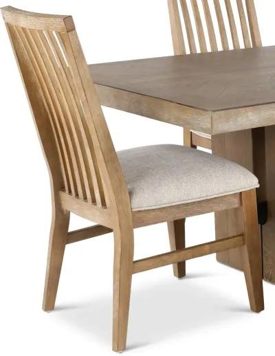 Loft Harbor Weathered Oak 6 Piece Dining Set