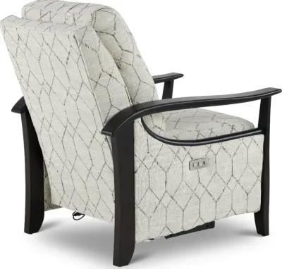 Crave Tivoli Smoke High-Leg Rocker Recliner