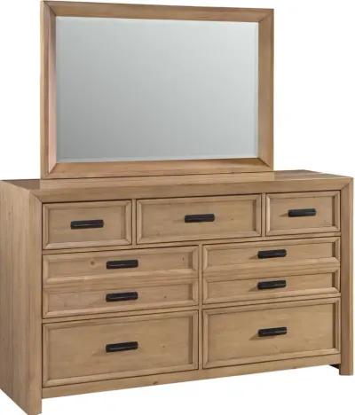 Brayden Light Brown Dresser