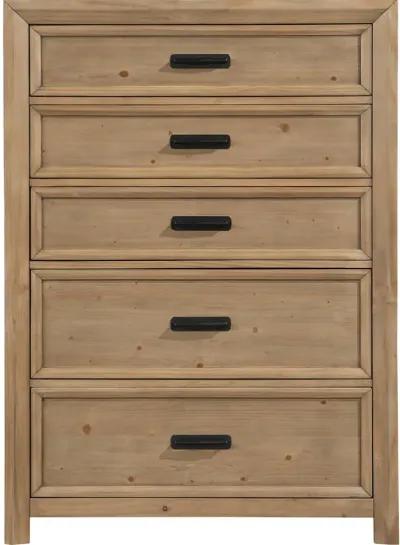 Brayden Light Brown Chest of Drawers