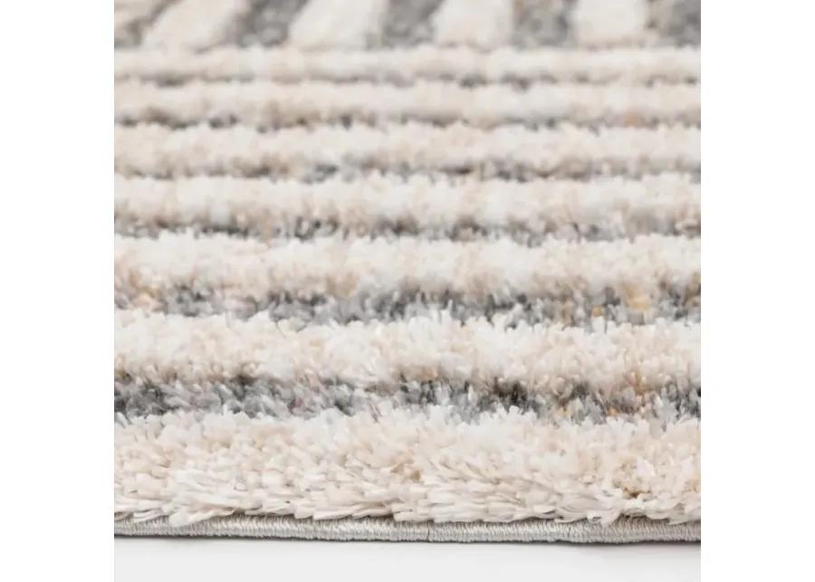 Vita 5 x 7 Melly Cream Striped Area Rug