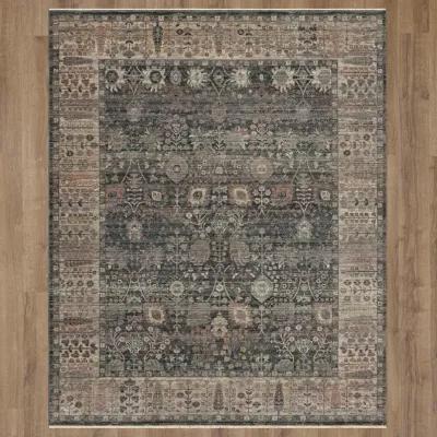 Echo 5 x 8 Grasole Denim Blue Area Rug