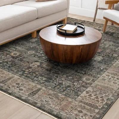 Echo 5 x 8 Grasole Denim Blue Area Rug