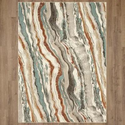 Soiree 8 x 11 Pearl River Alabaster Area Rug