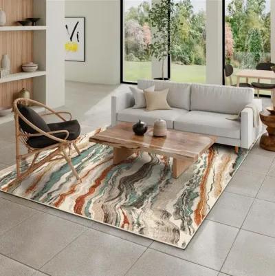 Soiree 8 x 11 Pearl River Alabaster Area Rug