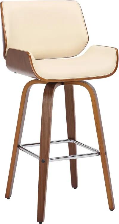 Tyler Cream Swivel Counter Height Stool