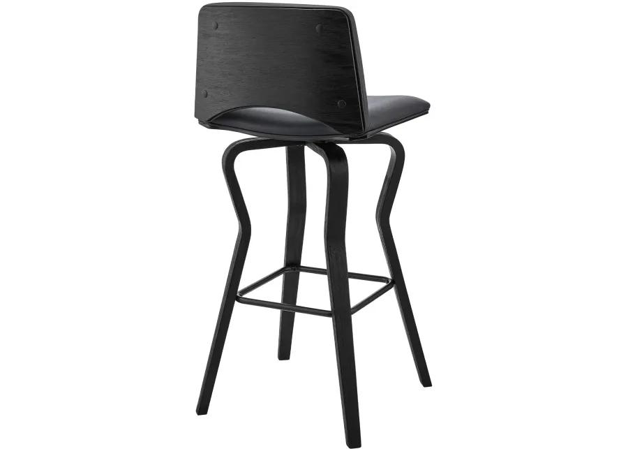 Gerty Gray Swivel Counter Height Stool