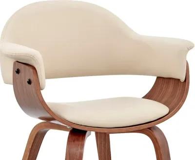 Adalyn Cream and Walnut Dining Room Chair