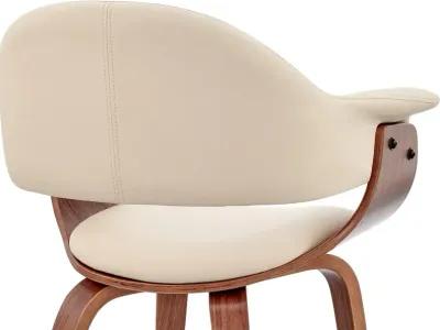 Adalyn Cream and Walnut Dining Room Chair