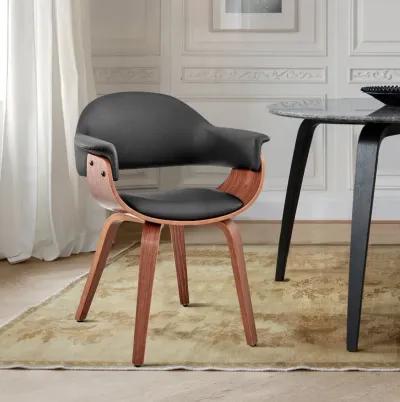 Adalyn Black and Walnut Dining Room Chair