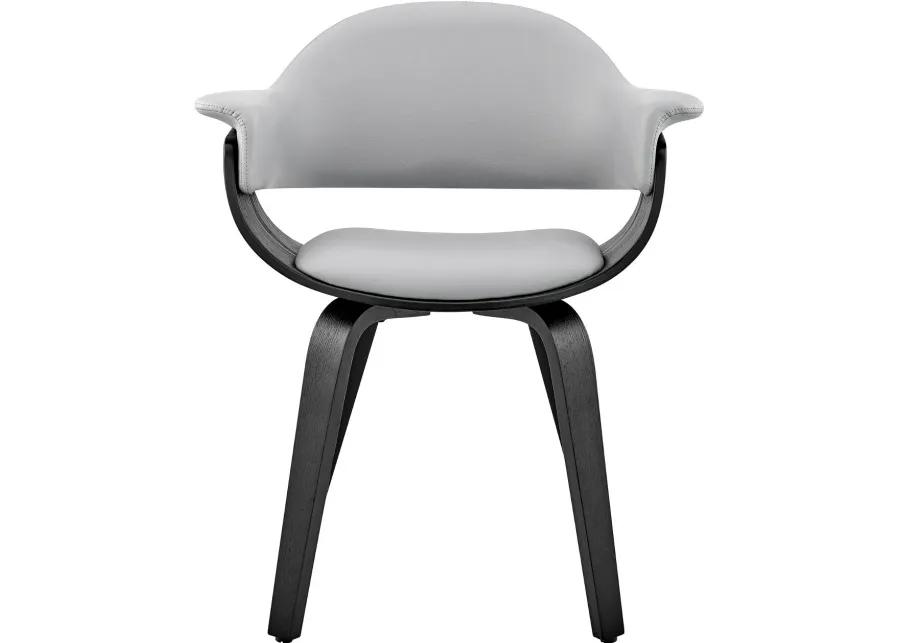 Adalyn Gray and Black Dining Room Chair