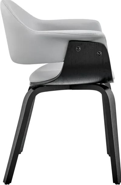 Adalyn Gray and Black Dining Room Chair