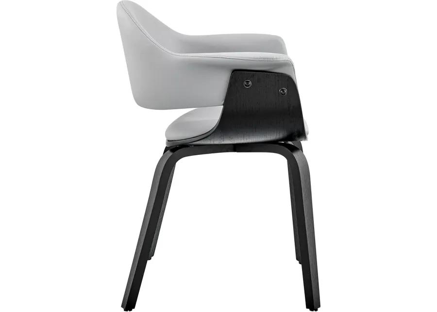 Adalyn Gray and Black Dining Room Chair