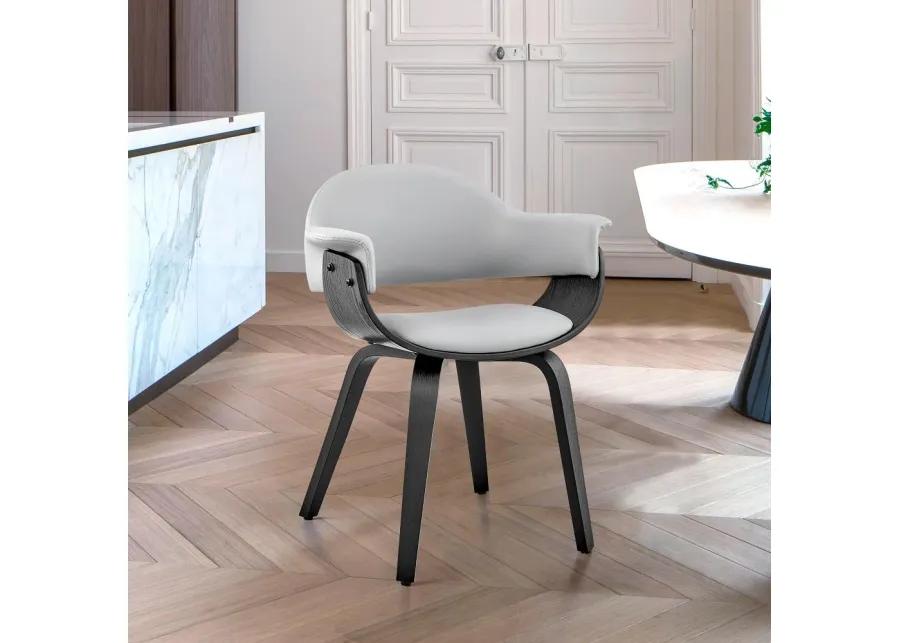 Adalyn Gray and Black Dining Room Chair