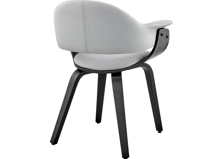 Adalyn Gray and Black Dining Room Chair