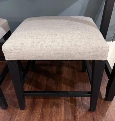 Callahan Domino Black and Cream Stool