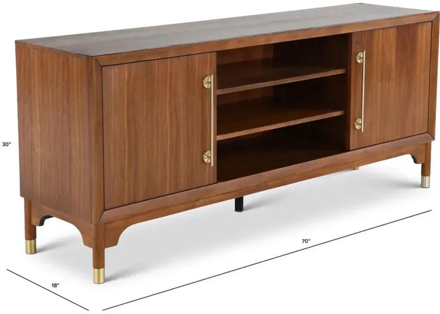 Margo Walnut 70" TV Stand