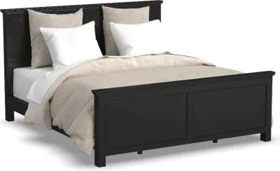 Oak Park Black King Bed