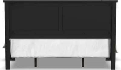 Oak Park Black King Bed