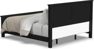 Oak Park Black King Bed