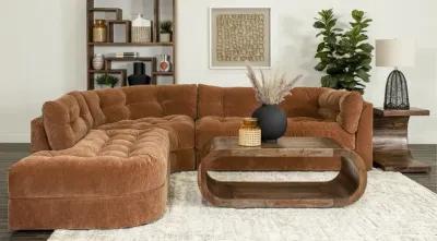 Juniper Ginger Orange 3 Piece Sectional