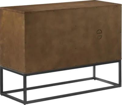 Byron Media Console with Black Base