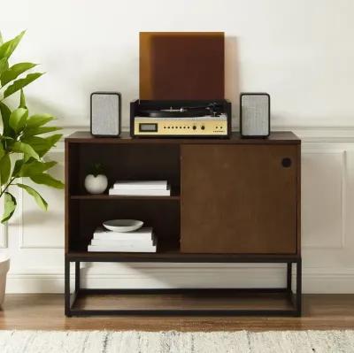 Byron Media Console with Black Base