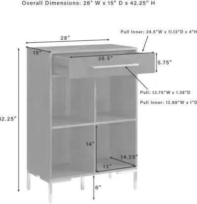 Juno Black Storage Cube Bookcase