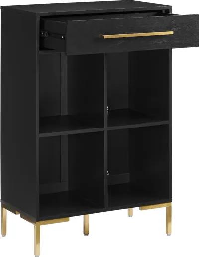 Juno Black Storage Cube Bookcase