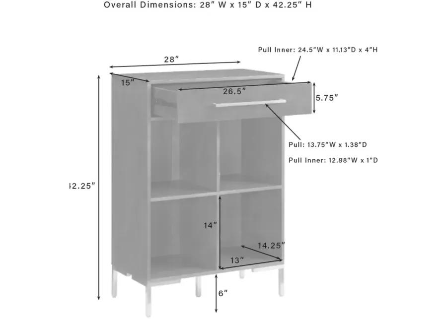 Juno Brown Storage Cube Bookcase