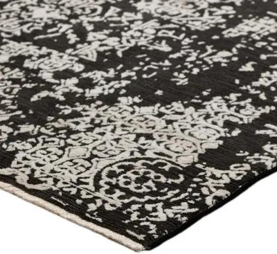 Antalya 5 x 8 Midnight Black Area Rug