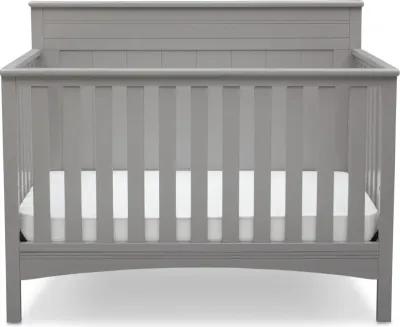 Fancy Gray 4-in-1 Convertible Crib