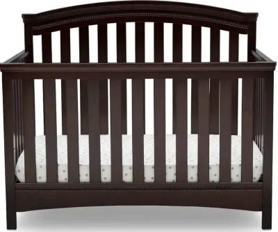 Emerson Dark Brown 4-in-1 Convertible Crib