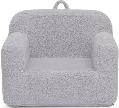 Cozee Kids Gray Sherpa Chair