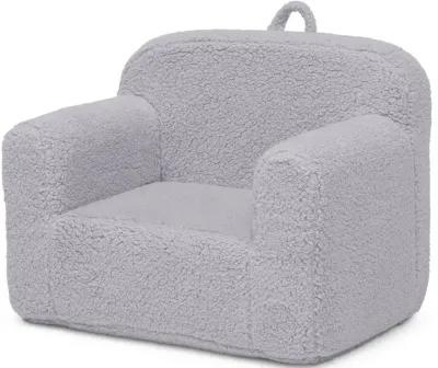 Cozee Kids Gray Sherpa Chair