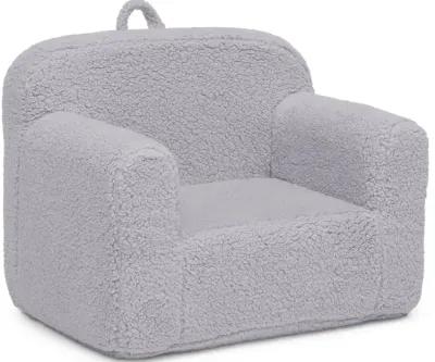 Cozee Kids Gray Sherpa Chair