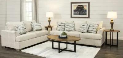 Villa Cream 7 Piece Living Room Set