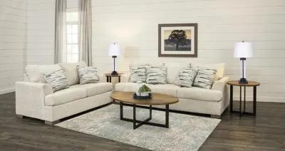 Villa Cream 7 Piece Living Room Set