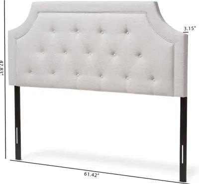 Mars Grayish Beige Upholstered King Headboard