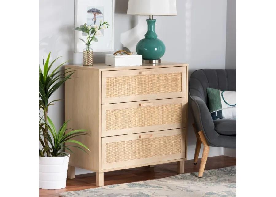 Sebille Light Brown Rattan Storage Chest