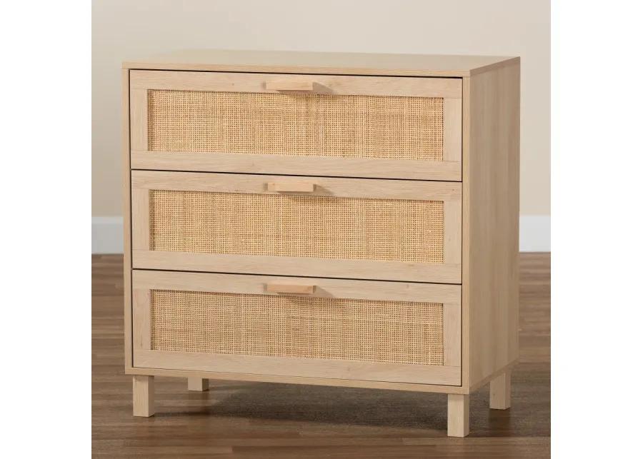 Sebille Light Brown Rattan Storage Chest