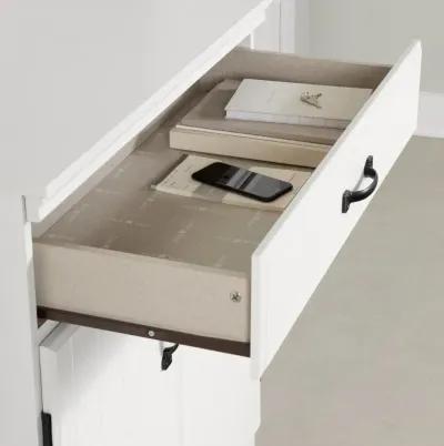 Farnel White Cabinet with Drawer