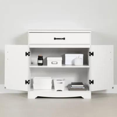 Farnel White Cabinet with Drawer