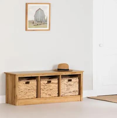 Toza Nordik Oak Storage Bench